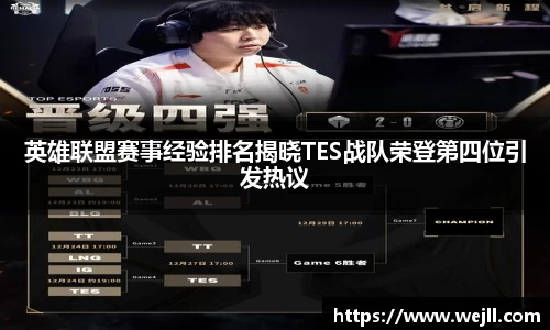 英雄联盟赛事经验排名揭晓TES战队荣登第四位引发热议