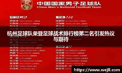 杭州足球队荣登足球战术排行榜第二名引发热议与期待